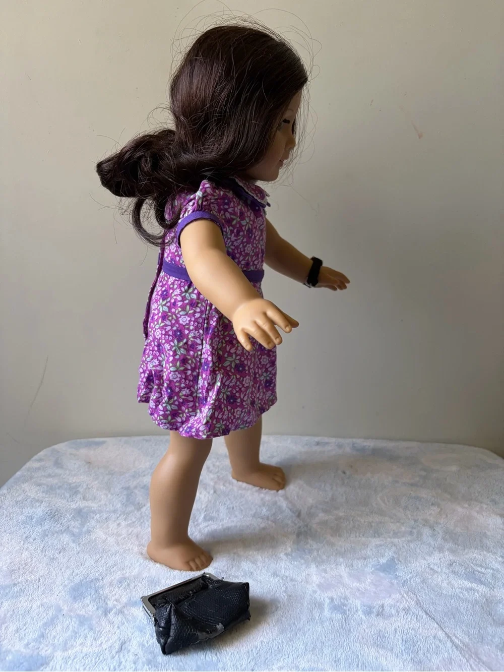 American Girl doll Ruthie with partial meet and accessories arms stained